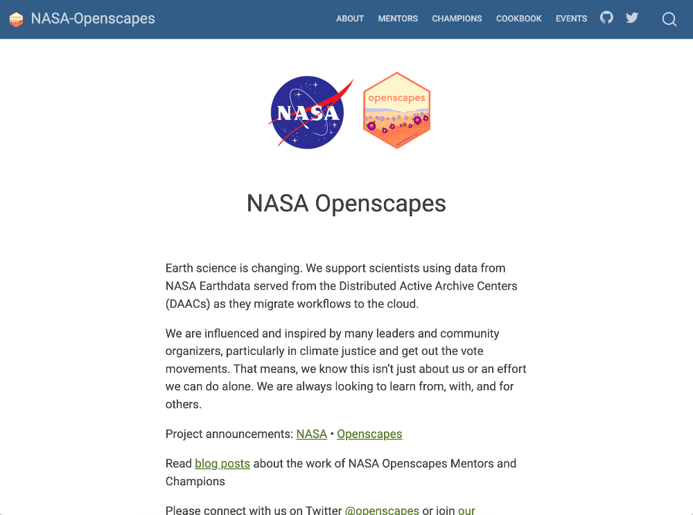 NASA & OpenScapes